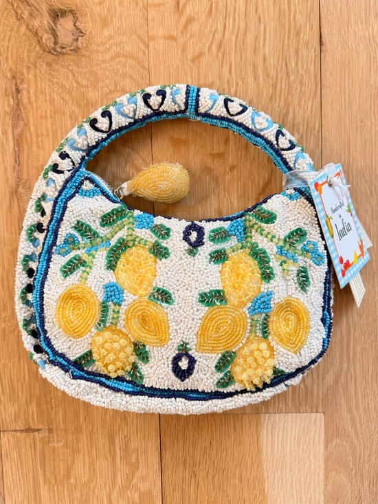 Made in India Handbags - 🍋 NWT TikTok Viral Beaded Bag Lemon | Made In India